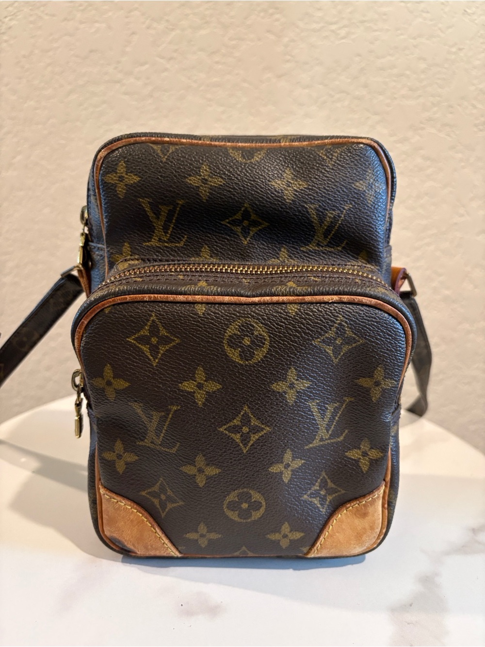 Louis Vuitton Amazon Brown Monogram Crossbody Bag